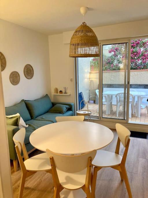 Le Grand Large 3 Pieces En Rez De Jardin, Avec Terrasse Et Acces Direct A La Plage A Pied Le Barcarès Exterior foto